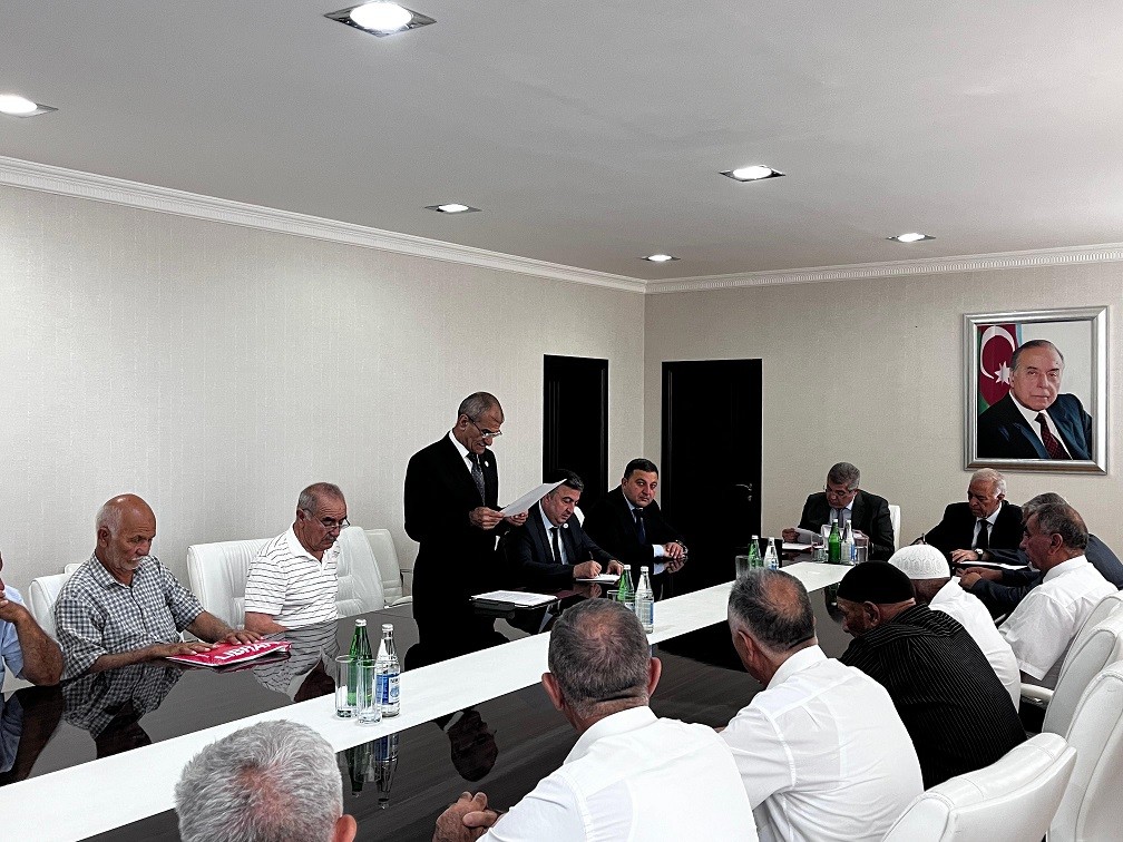 Qaradağ Ağsaqqalar Şurasının növbəti yığıncağı keçirilib - FOTOLAR